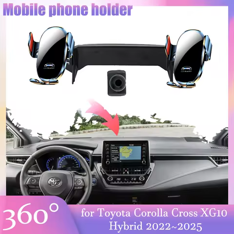 Car Mobile Phone Holder for Toyota Corolla Cross XG10 Hybrid 2022~2025 GPS Air Vent Cell Clip Stand 