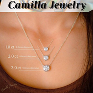 Camilla Jewelry Moissanite Diamonds With Gra Certificate/925 Silver Original Italy Legit/Fashion Bul