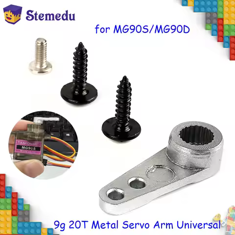 1/2/5/10PCS All-metal Servo-arm 9g 20T Servo Arm Universal Compatible with MG90S MG90D