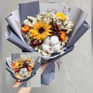 （人地賣$38x）現貨🔥 木棉花花束 木棉花 太陽花 松果 乾花 永生花 香皂花 假花 仿真花 聖誕 畢業 生日 紀念 女朋友 禮物 花束（爽快買家送燈串 文盲不回🤧‼️）