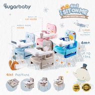 NEW  SUGAR BABY SIT ON ME FOLDED BOOSTER & CHAIR 4IN1