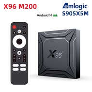 X96 M200 4K TV Box Amlogic S905X5M 5G WiFi BT5.0 AI-SR 1000M Network High Definition Player Audio Vi