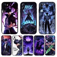 TPU Luxury Black Silicone Soft Case【L-8】Anime Solo Leveling for Vivo Y18 Y18S Y18E Y19s Y20 Y30 Y21t
