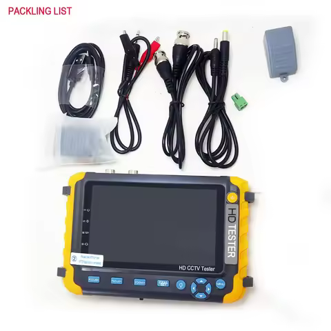 Professional 5INCH IV8W/ IV8C/ IV5 8MP Camera Tester AHD TVI 4MP CVI Analog Security CCTV Tester Mon