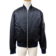 Mint condition □ DIOR Homme 943C439B4716 ALEX FOXTON Saddle pocket back logo embroidered bomber jack