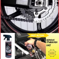 Nano Degreaser Spray – Pencuci Rantai Motor, Enjin & Rim | Bersih & Berkilat
