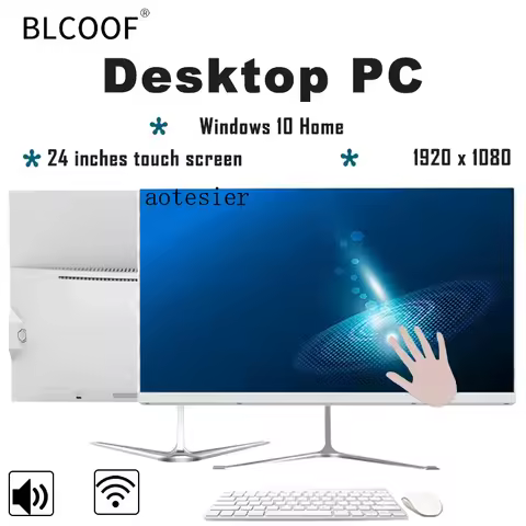 Touch Screen All-in-One Pc Intel Core i7-3770 24 Inch Monoblock PC RAM 8/16GB Gaming Pc Full Set All
