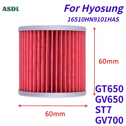 Motorcycle Oil Filter For Hyosung GT650 Comet 2005-2015 GV650 Aquilaย 2005-2015 Avitar 2010-2015 ST7ย