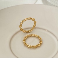 - Link chain ring (ring)