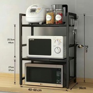 Kệ Lò Vi Sóng kích thước có thể điều chỉnh 1/2 tầng-Kệ Để Lò Vi Sóng Kệ Để Đồ Nhà Bếp