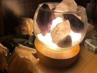 香薰天然原石燈 喜馬拉雅山鹽燈 水晶夜燈 （定制）