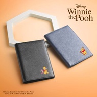 小熊維尼限量版 客製化刻字 RFID皮革護照套 (2色)