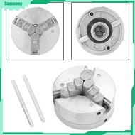 Sunnoony 3-Jaw Lathe Chuck Metal Self-Centering Lathe Chuck Chuck Clamp Accessory 3 Jaws Wood Lathe 