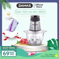 Máy Xay Thịt Đa Năng - Cối Xay Thịt Damas KF-260 - Chất Liệu Thủy Tinh Cường Lực - Dung Tích 2.2L - 