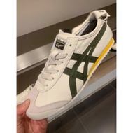 [Best Quality] Onitsuka Tiger Mexico 66 White Bleige / Green Shoes