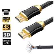 3D 4K UHD HDMI Cable v2.0/v2.1 | Gold-Plated High Speed HDMI Cord 1.5m / 3m for TV & Console