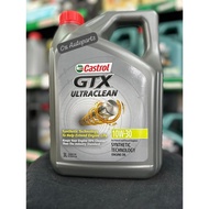(100%ORIGINAL) CASTROL 10W30 GTX ULTRACLEAN - 3L (SEMI SYNTHETIC/7000KM MILEAGE) AXIA/BEZZA 1.0