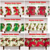 Christmas Valancer Curtain(58×17 inches)
