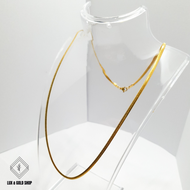 ⭐ Snake Chain Necklace for men Gold necklace for men Appearance contain Real Gold Plated  Necklace 9