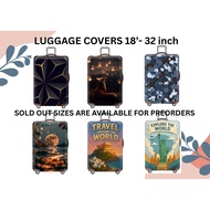 EXTRA THICK elastic luggage cover,luggage protector, 18-32 inch. Travel accessories. Cartoon,scenery