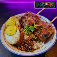 [Pratunam Market Place &amp; Bar] Moo Ping Skewers W Rice &amp; Egg [Redeem In Store]