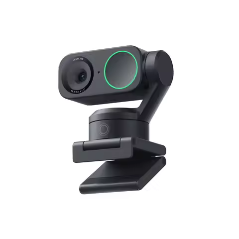 Insta360 Link 2 & 2C- PTZ 4K Webcam for PC/Mac, 1/2" Sensor, AI Tracking, HDR, AI Noise-Canceling Mi