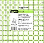 Omnigrip Neon Quilters Ruler - 8-1/2 Inch x8-1/2 Inch