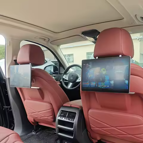 13.3" Android 13 Car Headrest Monitor With Touch Screen For 2023-2026 BMW X7 M60i xDrive40i HDMI TV 