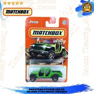 HIJAU Matchbox MBX 20 Jeep Gladiator Green 2022 Collector Timothy Diecast