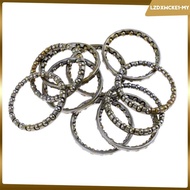 [lzdxwcke2] 10Pcs Bike Headset Retainer Bearing ID33mm OD44mm 22 Balls Steel Bearing