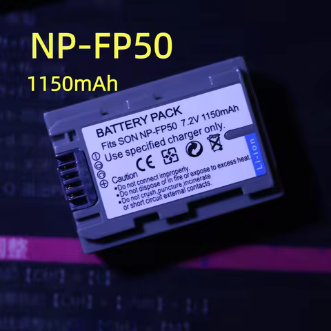 1150mAh NP FP50 NP-FP50 Camera Battery or Charger For Sony NP-FP30 NP-FP60 NP-FP70 NP-FP71 FP90 DCR-