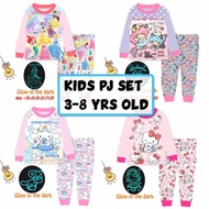 Cuddle Me 3-8 Years Old Kids Pyjamas / Glow in the Dark Children Sleepwear / Kids Pajamas Set