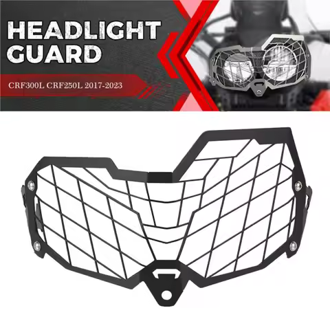 For Honda CRF300L CRF250L Rally 2017-2023 Motorcycle Headlight Guard Grille Headlamp Bracket Motorcy