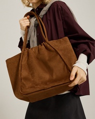 NEW - MALIBLUE - RAVIOLI TOTE (SUEDE BROWN) *LIMITED