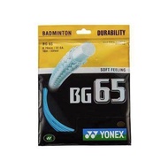 YONEX เอ็นไม้แบดมินตัน Yy BG65 Ti BG65/BG95/BG80/BG65TI/BG80P/BG66UM/BG6สายคุณภาพสูงความยืดหยุ่นสูง