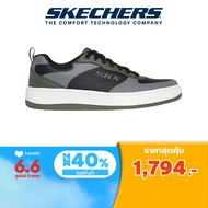 Skechers สเก็ตเชอร์ส รองเท้าผู้ชาย Men Sport Court 92 Sport Shoes - 237188-OLBK Air-Cooled Memory Foam