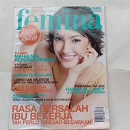 Majalah Femina September 2005 cover model Rahma M.Landy