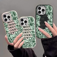 Full Screen USD Pattern IPhone Case 11 14 15 13 12  Pro Max  XR XSMAX 7 8 Plus SE 2020 X Shockproof 