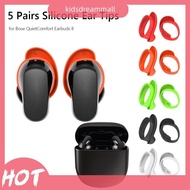 [KidsDreamMall.my] 5 Pairs Earbuds Case Protective Earphone Sleeve for Bose QuietComfort Earbuds Il