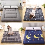 Japanese Tatami Mattress, Foldable Futon Mattress Floor Mat Soft Sleeping Pad Queen Double Thick Student Dormitory