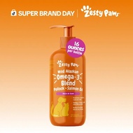 Zesty Paws Wild Alaskan Salmon Oil with EPA & DHA nourishing-3 Fish Oil blend for Dogs & Cats Health
