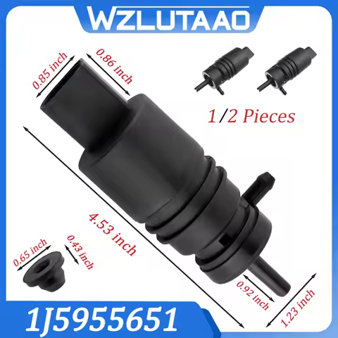 1/2 piece 1J5955651 67128362154 2218690121 13250356 Windshield Washer Motor Pump For Audi Mercedes B