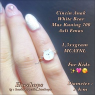 Cincin Anak Mas Kuning Kadar 700 Asli Emas - Gift