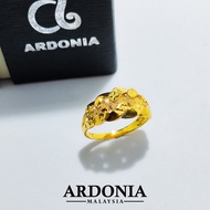 ARDONIA Large 375 Gold Ring (9K Gold 375 Gold/)