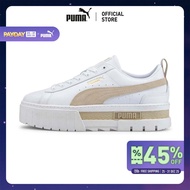 PUMA EVOLUTION - รองเท้าผ้าใบผู้หญิง Mayze Womens Sneakers สีขาว - 38198302