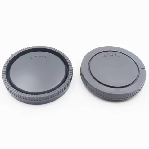 Rear Cover+Body Cap Anti-dust Protection Black Plastic For sony Emount a5100 A6000 a6300 a6500 NEXC3