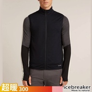 [Icebreaker] Male Descender RealFleece Merino Wool Bristle Thermal Vest IB0A57D1