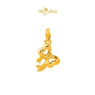 MASDORA 999 Gold Pendant Loket Emas ~ Bowie Bow (EMAS 999/24K)