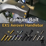 Titanium Bolt for EXS Aerover Integrated Handlebar| Aer[o]ver Computer GoPro Light Mount Screw | Grade 5 Titanium Screw