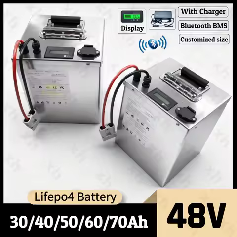XH-48V 50Ah LiFePO4 Battery 51.2V 100Ah 60Ah 40Ah 30Ah 70Ah Lithium Iron Phosphate Battery for Motoc